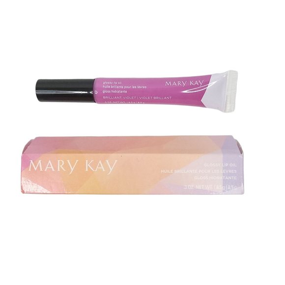 Mary Kay Bundle Glossy Lip Oil Gloss Berry Cream Lip Balm Nail Lacquer Polish - Picture 2 of 8